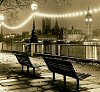 London--Benches, Big Ben