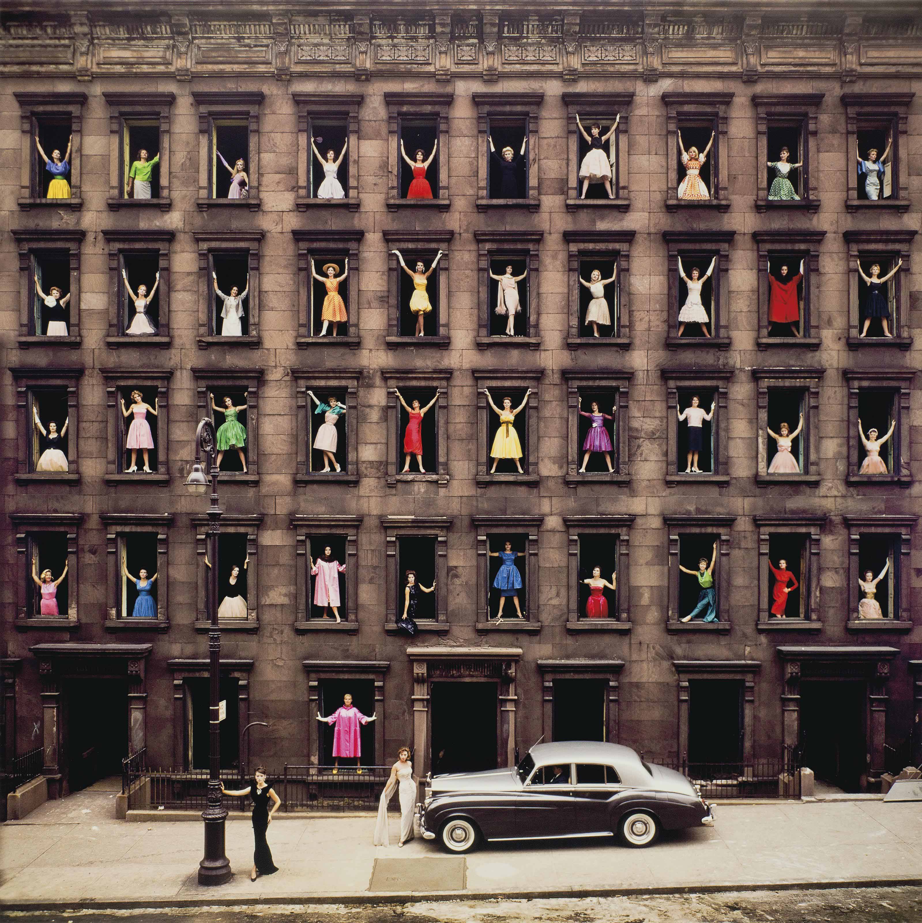 Ormond Gigli, Girls in Windows, 1960