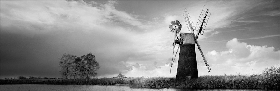 David Osborn, Windmill on Canal | Afterimage Gallery