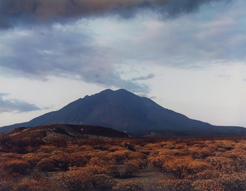 Eliot Porter, Sunset behind Las Tres Virgenes Volcano