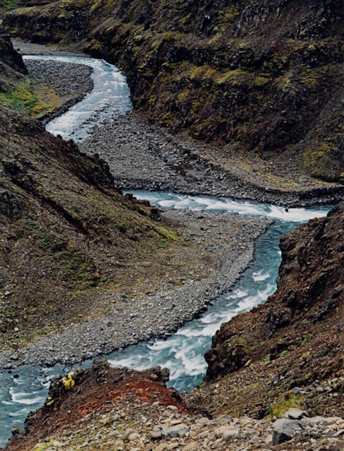 Eliot Porter, River Canyon Junction, Iceland | Afterimage Gallery