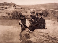 Edward Curtis, Evening in Hopi Land | Afterimage Gallery