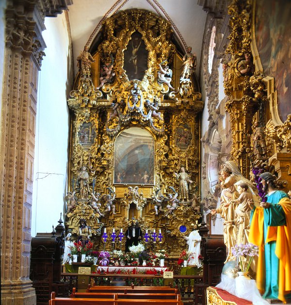 Side Chapel, Retablo, Church of San Sebastian